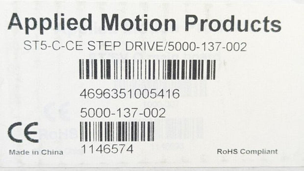 NIB Applied Motion Products ST5-C-CE DC CANopen Advanced Microstep Drive Encode