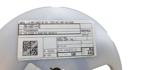 Reel of 500 Texas Instruments TPD2E009DBZR ESD Protection Diodes TVS 2Ch 5.5V