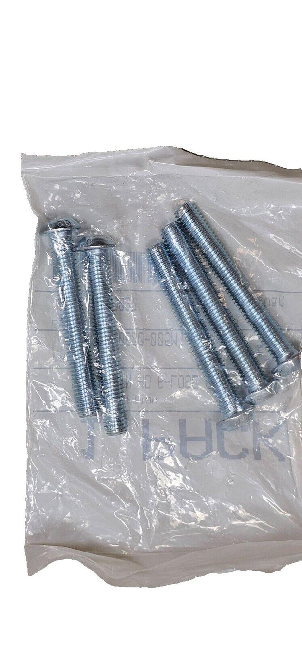 50PCS McMaster Zinc-Plated Steel Button Head T40 Torx Screws M8x60, ISO 7380