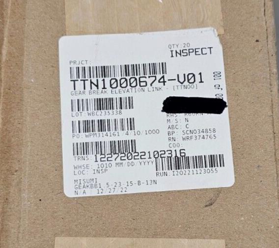 Misumi GEAKBB1.5-23-15-B-13N 23 Teeth Spur Gear 13mm Bore, H7 Bore, Coated, Tap