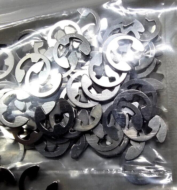 1000PCS Misumi NETWS4 Retaining Ring Externa, E-Type, Fit 4MM Shaft/Bores, Steel