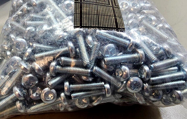 557PCS 949146 M4X16mm Long, Torx, Pan Head Machine Screws, Zinc Plated Steel ISO