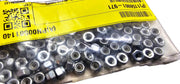 96PCS 903442 M2.5 Nylon Insert Locknuts 5x3.8mm, Steel, Zinc Plated, DIN985