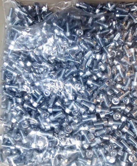 1000PCS 914475 M4X8mm Long, Socket Head Cap Screws, Zinc Plated Steel, DIN912