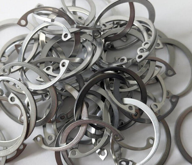 75 PCS Misumi RTWS35 Retaining Rings, Internal, C-Type, 35mm Shaft/Bore, Stainle