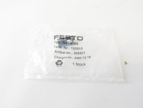 5 PCS Festo Slot Nut NST-8-M6 (150915)  Size 8, Low Corrosion, Steel