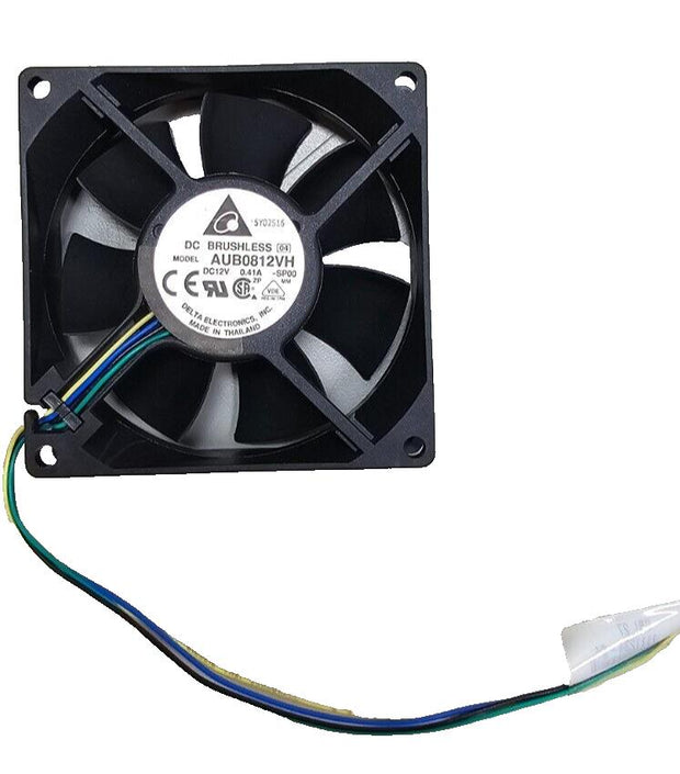 5PCS New Delta AUB0812VH Axial Fans 80x80x25mm 12V DC, SuperFlo, PWM 4 Wire