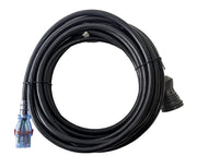 25Ft Quail C13 Auto-Lock 14AWG Nema 5-15P to IEC-60320-C13 125V/15A Power Cord