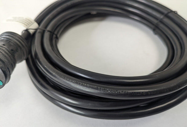 25Ft Quail C13 Auto-Lock 14AWG Nema 5-15P to IEC-60320-C13 125V/15A Power Cord