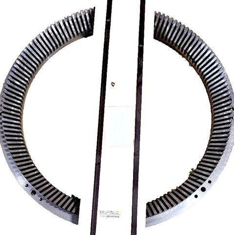 34" Voith Slushmaker Defibering Stator Ring 34F-120 R.H. Stainless Steel