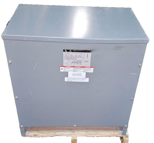 Square D 45T3HNV Transformer, Dry, 3-Phase, 45kVA 480V-208Y/120V, IP55, New