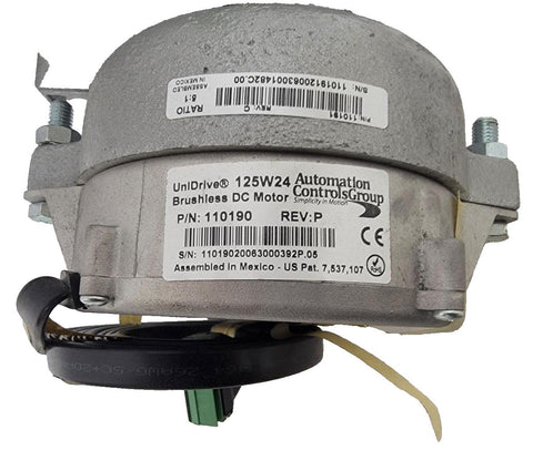 Automation Controls Group UniDrive 125W24 Brushless DC Motor w/ 110191 Reducer