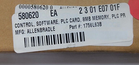 Allen-Bradley 1756-L63 SerB ControlLogix 8MB Processor 2009 Factory Sealed