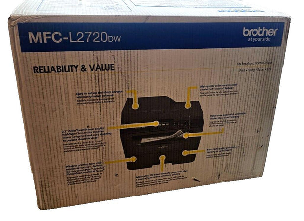 Brother MFC-L2720DW Wireless Laser All-in-One Inkjet Printer FACTORY SEALED