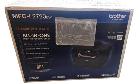 Brother MFC-L2720DW Wireless Laser All-in-One Inkjet Printer FACTORY SEALED