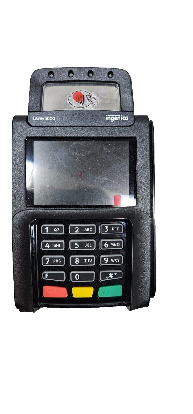 New Ingenico Lane 5000 V3 Payment Terminal w/ PSU, Stylus, Cable, PRB30311574I