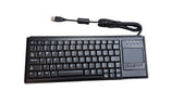 New TG3 82-Key QWERTY Keyboard, Built in Mousepad, USB, Black, Retail or Couch!