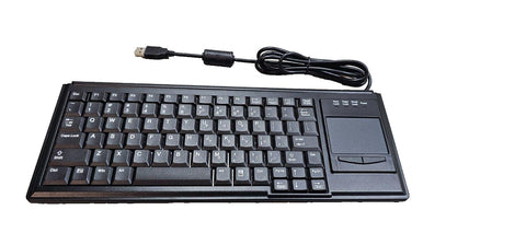 New TG3 82-Key QWERTY Keyboard, Built in Mousepad, USB, Black, Retail or Couch!