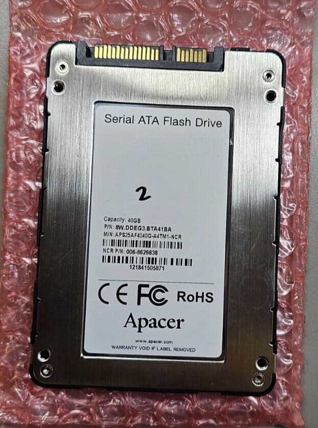 New Replacement Hard Drive NCR RealPOS  P1535 P1235 40GB SSD (Pre-imaged) W7 E