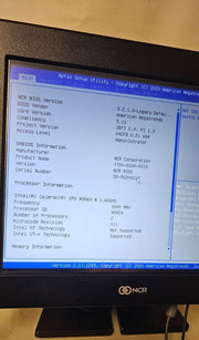 NCR P1532 Touchscreen POS Terminal 7734, 1.6Ghz Dual Core, 4GB/60GB SSD, W10E
