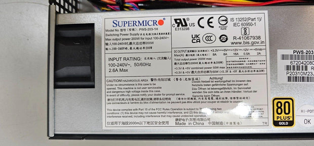 New Supermicro SDS Server, 1U, Xeon D-2146NT, 128GB RAM, 3.84TB PM893 SSD, W10