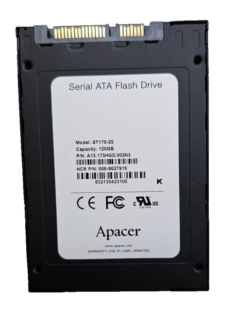 New NCR N3000 Site Controller Replacement SSD, 60GB 006-8627916 A13.175HGD.002N3