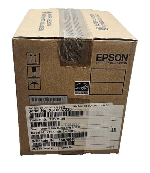 New Epson TM-T88V POS Thermal Receipt Printer USB/Serial/RJ12 + PSU & Cables