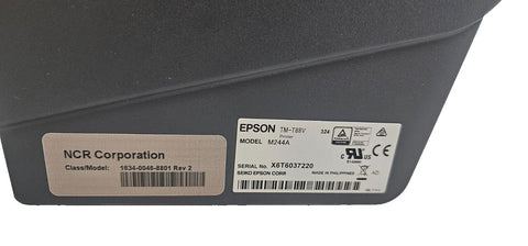 New Epson TM-T88V POS Thermal Receipt Printer USB/Serial/RJ12 + PSU & Cables