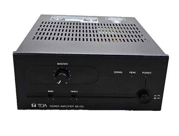 NIB TOA Electronics BA-235 CU 1-Ch Power Amplifier, 35W, For PA/Background Audio