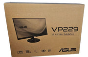 ASUS VP229Q 21.5" FHD IPS Monitor, 1080p 75Hz, IPS, FreeSync/Adaptive, HDMI/DP/