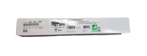 Tripp Lite 24-Port Cat5e Cat6 Feed-Through Patch Panel Offset w/Cable Management