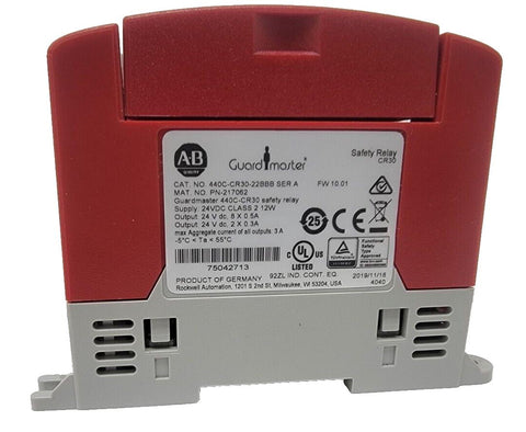 Allen-Bradley Guard Master 440C-CR30-22BBB Safety Relay PN-217062