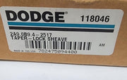 DODGE 118046 Taper-Lock Sheave, 2-Groove 2A9.0B9.4-2517