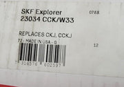 SKF Spherical Roller Bearing 23034 CCK/W33 170mm Bore, Tapered 1:12, 260mm OD