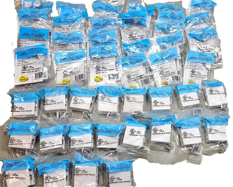 ATP Allen Tel Products Bundle Lot, 30X AT55-15 Cat 5E Jack, 20x AT33D-15 Box