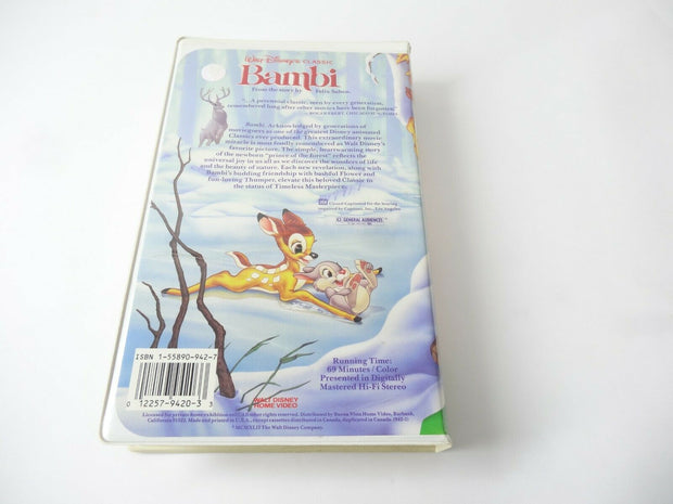 Walt Disney's Bambi (VHS, 1997)