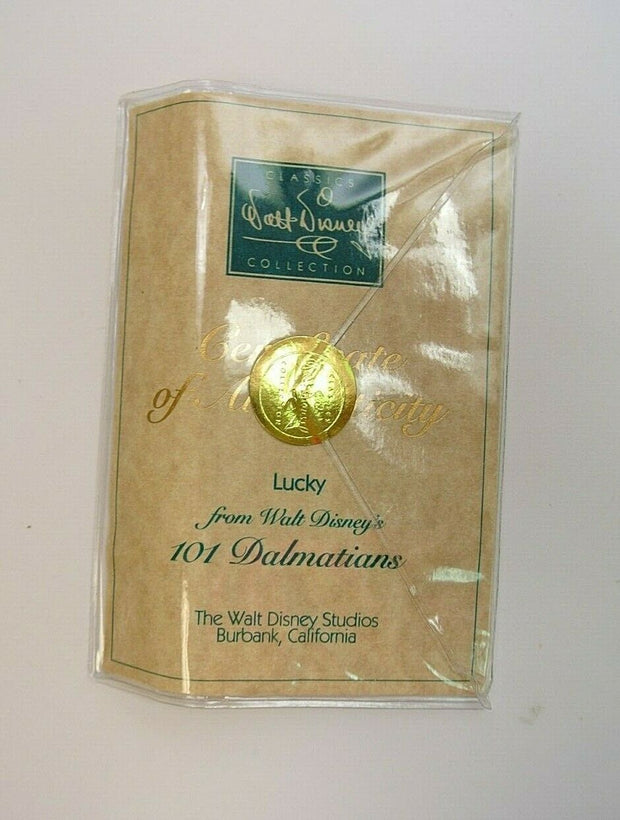 WDCC Lucky 101 Dalmatians COA Only