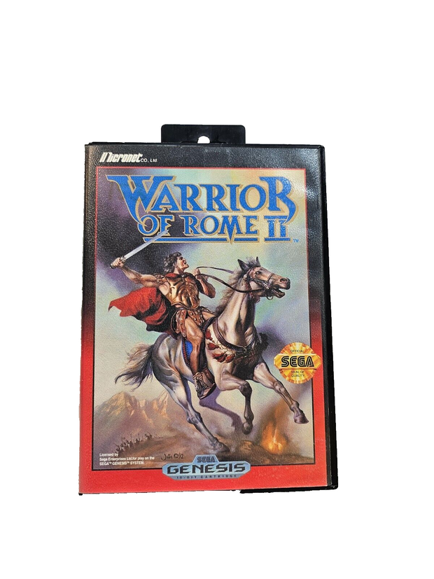 Warrior of Rome II (Sega Genesis, 1992) Complete CIB