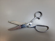 Vintage Yellow Canary Pinking Shears 8". Made in Japan.
