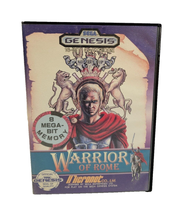 Warrior of Rome (Sega Genesis, 1991) CIB Complete