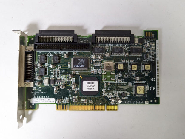 Adaptec AHA-2940U2 U-2 Wide SCSI Controller PCI Board