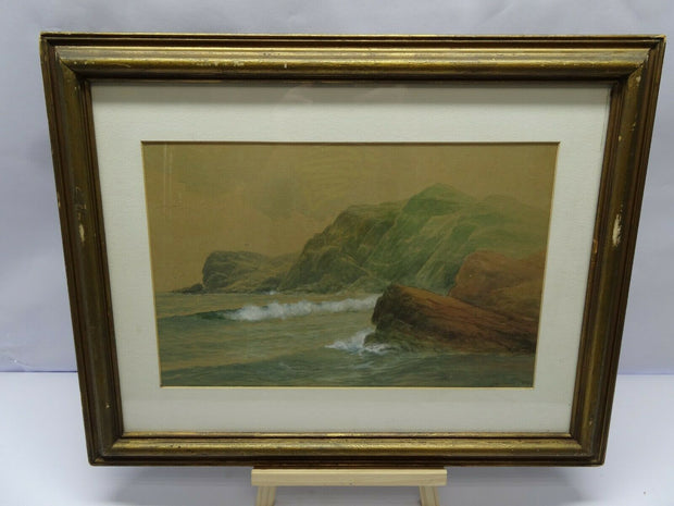 W/c Seascape by George Howell Gay - Original Signed Early 20th Century